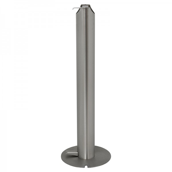 Sterling Stainless Steel Pedal Activated Mountable Hand Sanitiser Bollard 100% Mechanical Zero Touch | Australian Made Sterling Stainless Steel Pedal Activated Mountable Hand Sanitiser Bollard 100% Mechanical Zero Touch | Australian Made