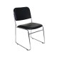 Express Sled Based Stacking Visitor Chair Black Vinyl Medical Healthcare Seating Metal Frame 165kg Weight Rated Express Sled Based Stacking Visitor Chair Black Vinyl Medical Healthcare Seating Metal Frame 165kg Weight Rated