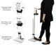 Touch Free Hand Sanitiser Dispenser Station Free Standing Floor Stand with Foot Pedal White Touch Free Hand Sanitiser Dispenser Station Free Standing Floor Stand with Foot Pedal White