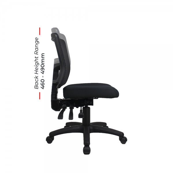 Grant Mesh Chair Posture Perfect Back System Fully Ergonomic 150kg Weight Rated *Limited Stock*