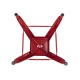 Metal Tolix Reproduction Stacking Stools | Bar Height | Black & Red Colour Metal Tolix Reproduction Stacking Stools | Bar Height | Black & Red Colour