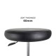 Chrome Utility Gas Lift Stool Vinyl Padded Seat Drafting Height Chrome Utility Gas Lift Stool Vinyl Padded Seat Drafting Height