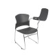 Opal 100 Sled Base Chair with Plastic Folding Tablet Arm Opal 100 Sled Base Chair with Plastic Folding Tablet Arm