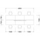 Cubit Raceway - 6 Person Desk & Screen Call Centre Workstations Cubit Raceway - 6 Person Desk & Screen Call Centre Workstations