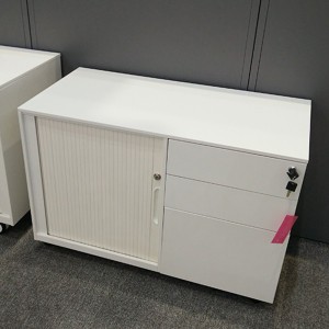 Spectrum Mobile Caddy  Pedestal And Tambour Cupboard In One