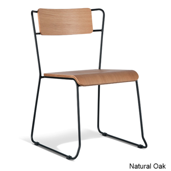 Brooklyn Visitor Stacking Office Cafe Chair Set of 2