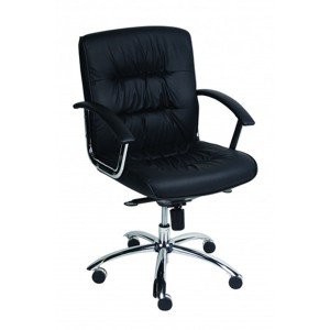 simple leather office chair