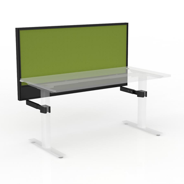 Agile Electric 2 Column Height Adjustable Desk + Cable Management Screen