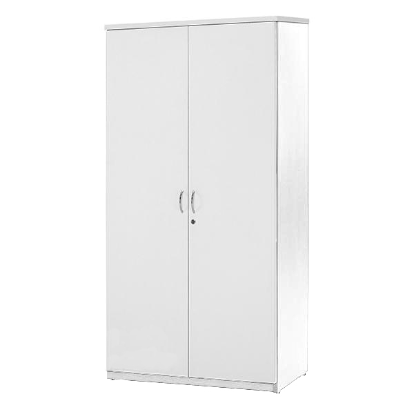 Origo White 2 Door Storage Cupboard - 1800 x 900, Lockable Doors Origo White 2 Door Storage Cupboard - 1800 x 900, Lockable Doors