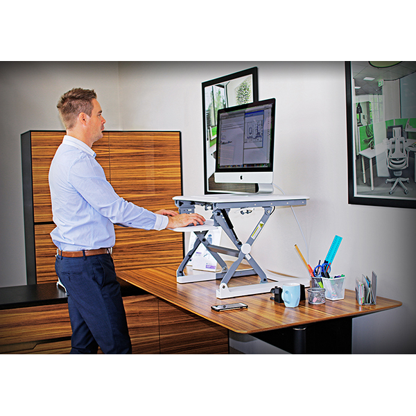 Arise Deskalator Sit Stand Desk Top Riser Retro Fit Universal Workstation Standing Desks Arise Deskalator Sit Stand Desk Top Riser Retro Fit Universal Workstation Standing Desks