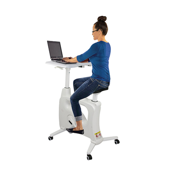 Spin Desk Bike Exercise & Work - Optional Laptop Desk Tray