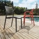 Louise Stacking Visitor Office Cafe Restaurant Outdoor Chair