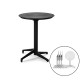 Moon Cafe Fixed Or Folding Premium Designer UV Resistant Indoor & Outdoor Table Moon Cafe Fixed Or Folding Premium Designer UV Resistant Indoor & Outdoor Table