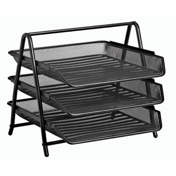 Vision Steelware 3 Tier Mesh Metal A4 Paper Document Trays Vision Steelware 3 Tier Mesh Metal A4 Paper Document Trays