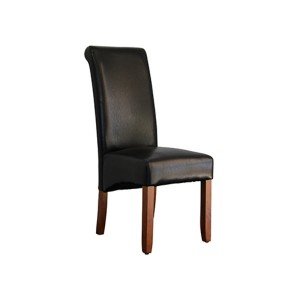 Avalon Timber Leg Faux Leather, Leather Upholstery For Dining Chairs