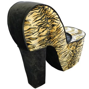 large high heel shoe chair