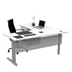 stainless steel corner desk