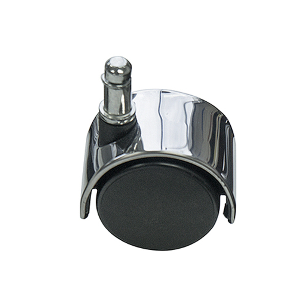 Office Chair Castors with Polished Metal Accent Chrome Chair Wheels Set x 5 Office Chair Castors with Polished Metal Accent Chrome Chair Wheels Set x 5