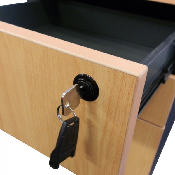 Origo Mobile 3 Drawer Pedestal Lockable Cabinet