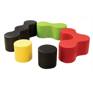 Peanut Shape Ottomans - Individuals Pieces Peanut Shape Ottomans - Individuals Pieces