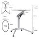 Height Adjustable Table Mobile Lectern Office Home Sit Stand Desk