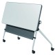 Flip Top Exam Lecture Desk Training Table with Modesty Panel