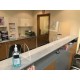 Sneeze & Cough Guard Shield Clear Acrylic Barrier Protection Screens & Stands Included Sneeze & Cough Guard Shield Clear Acrylic Barrier Protection Screens & Stands Included