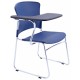 Opal 100 Sled Base Chair with Plastic Folding Tablet Arm Opal 100 Sled Base Chair with Plastic Folding Tablet Arm