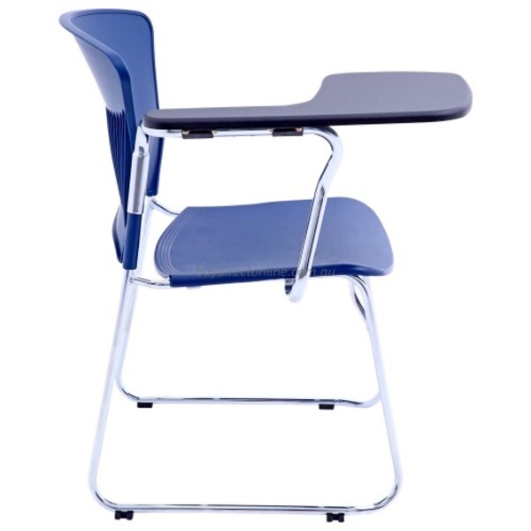 Opal 100 Sled Base Chair with Plastic Folding Tablet Arm Opal 100 Sled Base Chair with Plastic Folding Tablet Arm