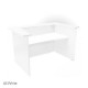 Hair & Beauty Salon Reception Counter - All White Hair & Beauty Salon Reception Counter - All White