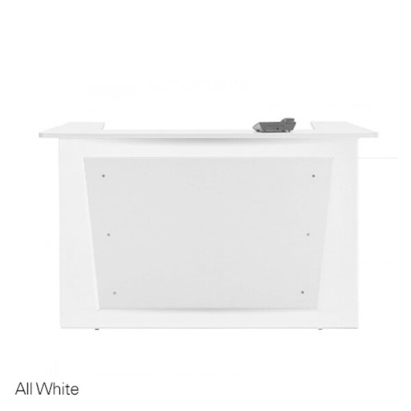 Hair & Beauty Salon Reception Counter - All White Hair & Beauty Salon Reception Counter - All White
