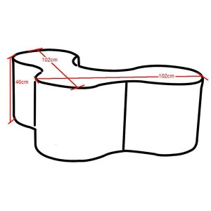 Peanut Shape Ottomans - Individuals Pieces Peanut Shape Ottomans - Individuals Pieces