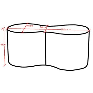 Peanut Shape Ottomans - Individuals Pieces Peanut Shape Ottomans - Individuals Pieces