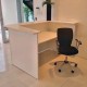 Hair & Beauty Salon Reception Counter - All White Hair & Beauty Salon Reception Counter - All White