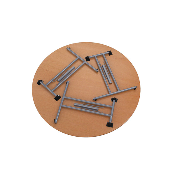 Eclipse Trestle Table Round Top Metal Legs Eclipse Trestle Table Round Top Metal Legs