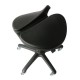 Saddle Stool Medical Chair Ergonomic Divided Seat System & Anti Static Wheels
