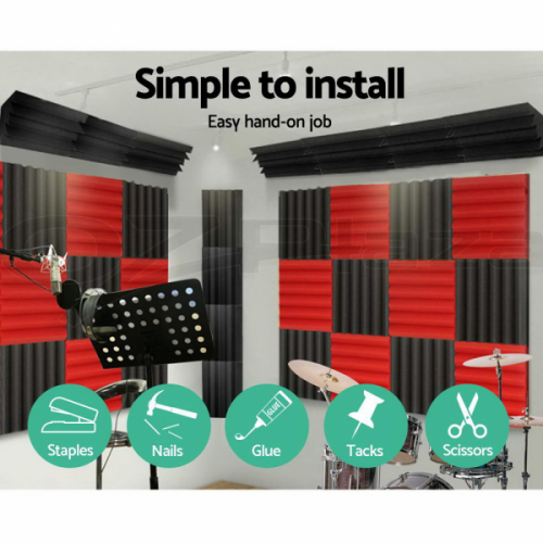 Corner Acoustic Foam Panels Set Available From Buydirectonline Com Au