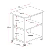 Mobile 3 Tier Trolley-dimensions