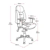 PU300 Chair-dimensions