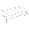 Venus Ottoman Bench-dimensions