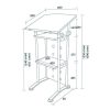 Stylish Lectern Portable Podium Stand FTSGMO7106