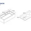 GO Planter Box Top Of Tambour Door Cupboard 900mm-dimensions