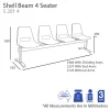 Navi Beam 4 Seating-dimension