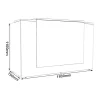 Style Reception Counter Desk 1800-dimensions