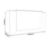 Style Reception Counter Desk 2100-dimensions