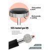Glenda Bar Stool Chrome & Black 2