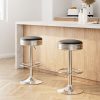 Glenda Bar Stool Chrome & Black 2