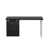 Hindmarsh 3 Drawer Desk - Black