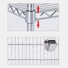 Modular Chrome Wire Storage Shelf – Square
