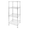Modular Chrome Wire Storage Shelf – Square